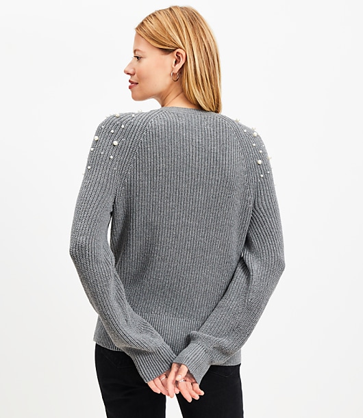 Pearlized Raglan Sweater
