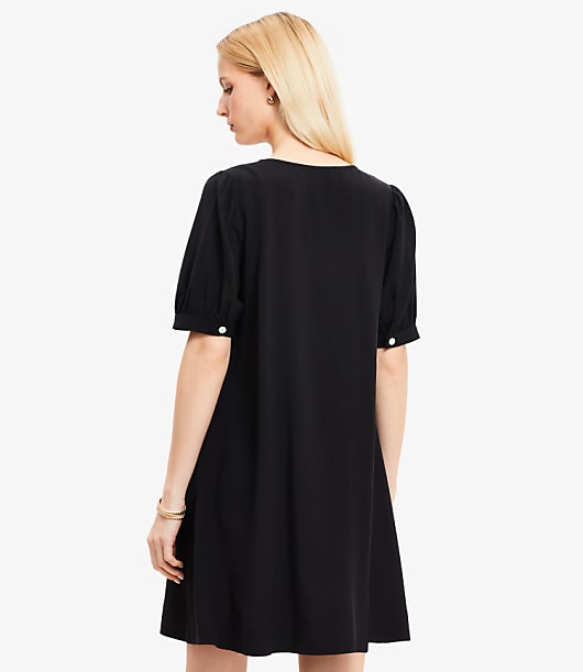 Collared Button Mini Dress