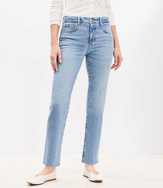 Petite Fresh Cut Mid Rise Slim Jeans in Classic Mid Wash