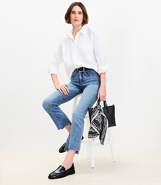 Cotton Blend Everyday Oversized Pocket Shirt