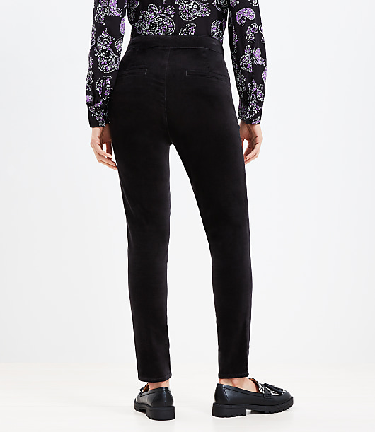 Curvy Mariner Skinny Pants in Velvet
