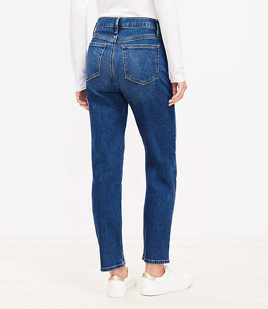 High Rise Slim Jeans in Dark Wash