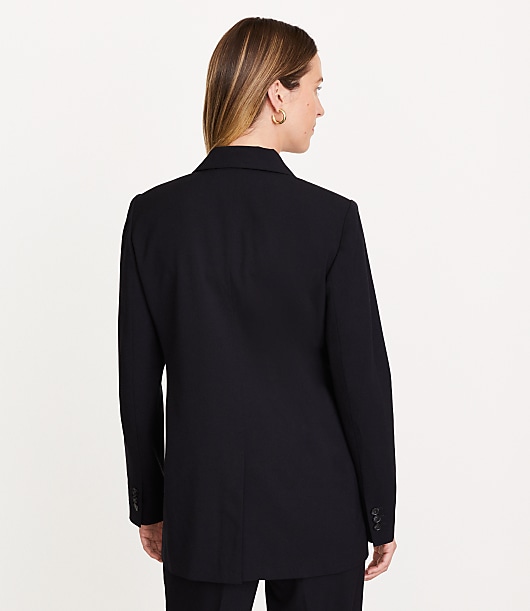 LOFT Versa Seasonless Stretch Double Breasted Blazer