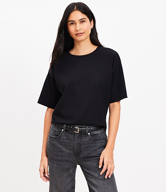 Petite Jersey Modern Tee