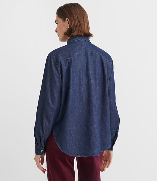 Chambray Everyday Relaxed Pocket Shirt