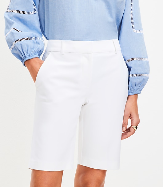 Riviera Bermuda Shorts in Doubleweave