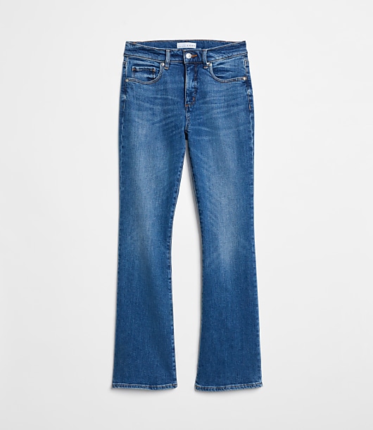 Mid Rise Boot Jeans in Luxe Medium Wash