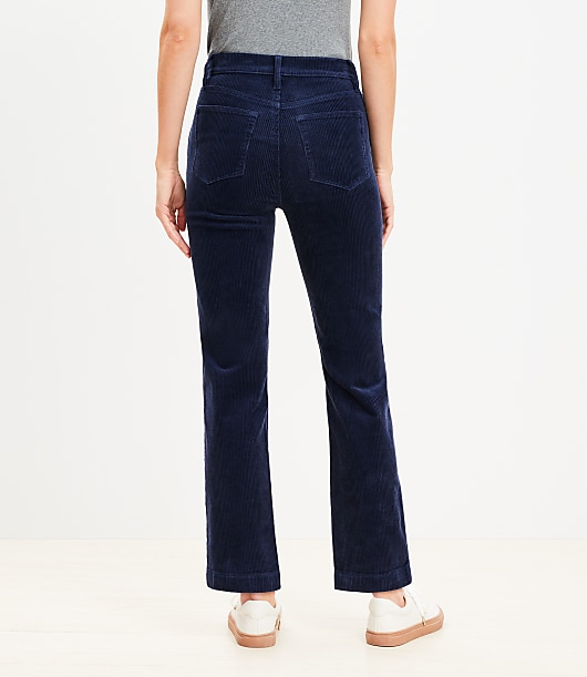 Petite Straight Corduroy Pants