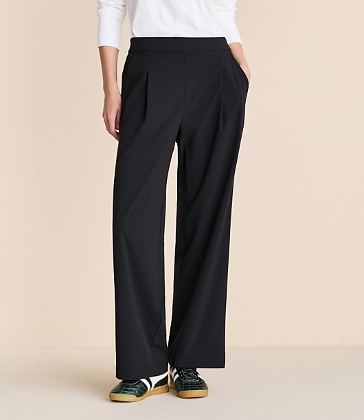 Petite Lou & Grey Wanderweave Wide Leg Trousers