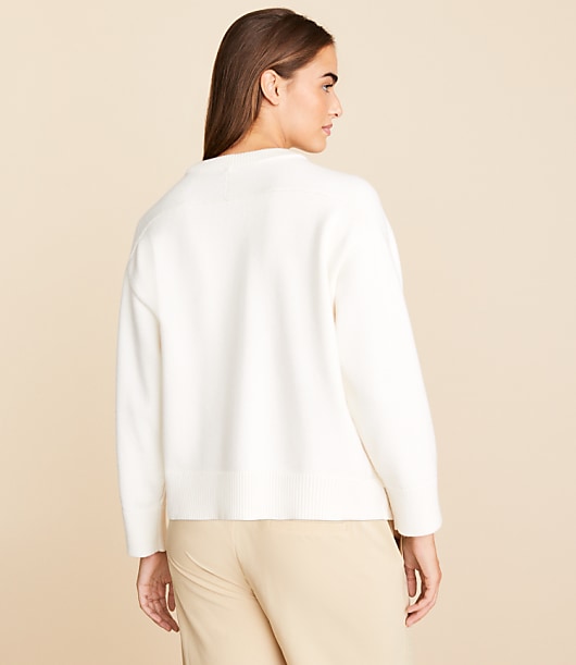 Petite Lou & Grey Oversized Stitched Sweater