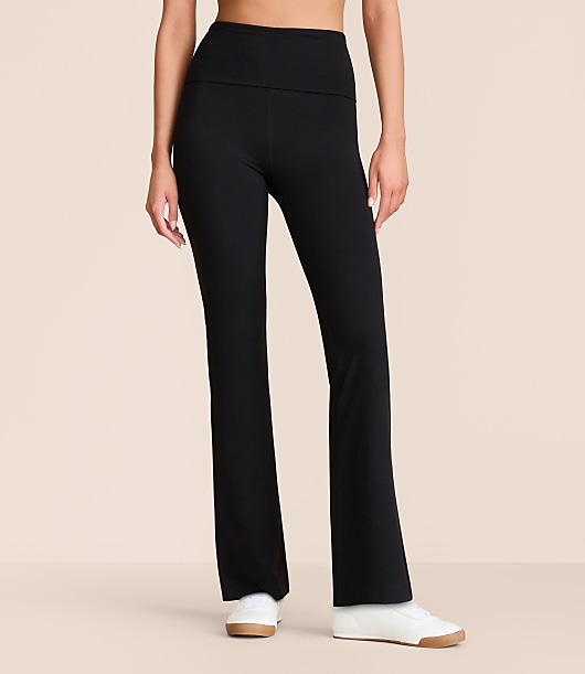 Petite Lou & Grey Brushedsoft Foldover Flare Pants