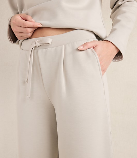 Haven Well Within Soft-Brushed Fleece Wide Leg Pants