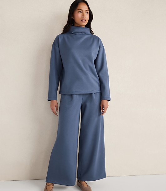 Haven Well Within Soft-Brushed Fleece Wide Leg Pants