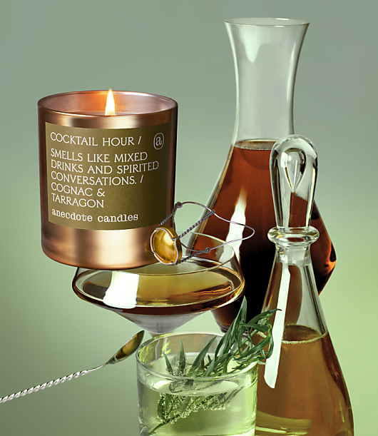Anecdote Candles Cocktail Hour Gold Tumbler Candle