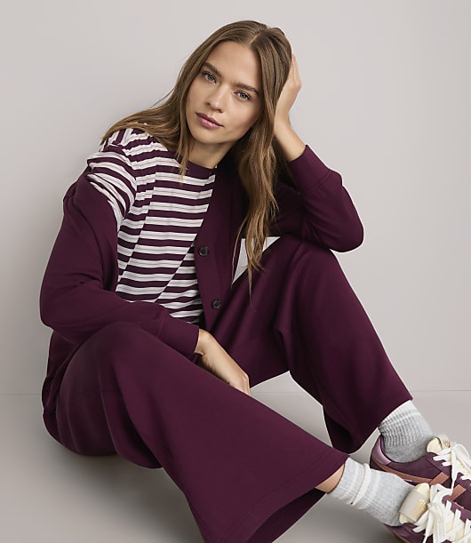 Lou & Grey Striped Essential Modal Tee