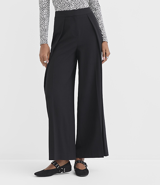 Foldover Wide Leg Pants