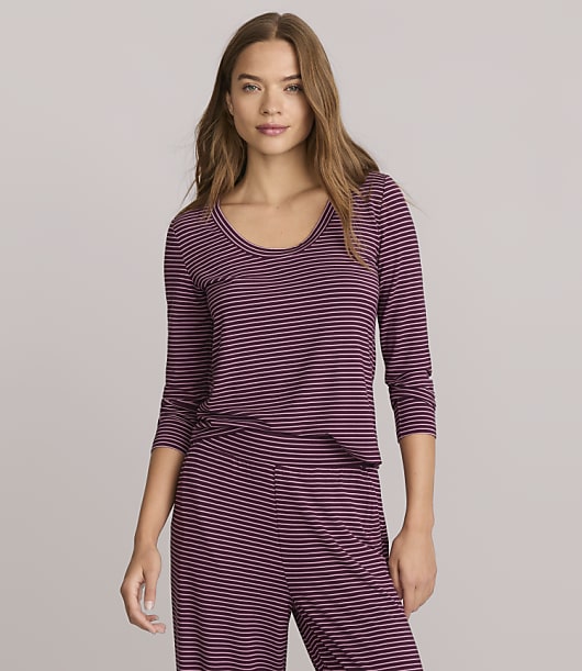 Lou & Grey Striped Essential Modal Pajama Tee