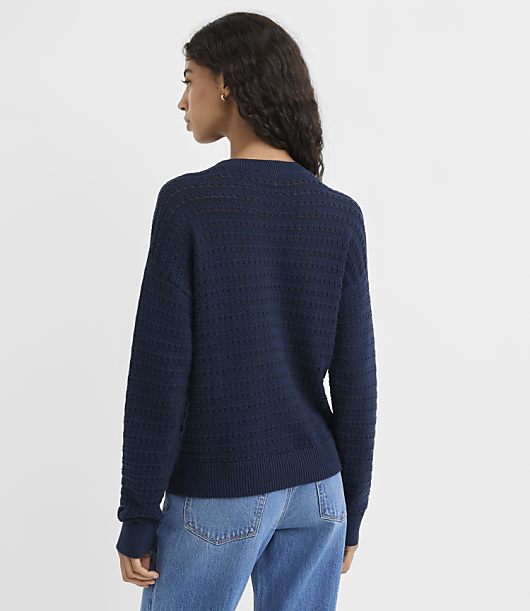 Petite Stitchy Sweater
