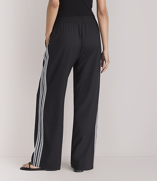 Lou & Grey Side Stripe Wanderweave Straight Leg Pants
