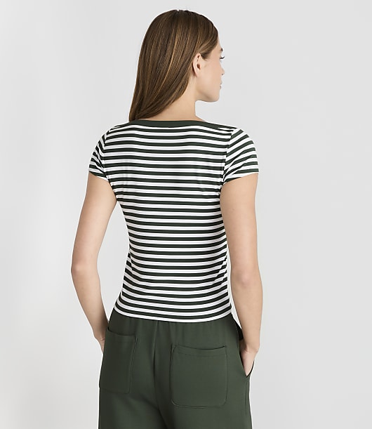 Lou & Grey Striped Essential Modal Baby Tee