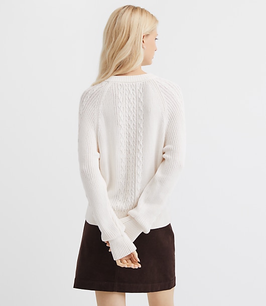 Ribbed Cable Sweater