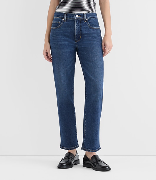 Rivete Tall Mid Rise Slim Jeans in Muse Wash