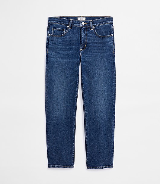Rivete Tall Curvy Mid Rise Slim Jeans in Muse Wash