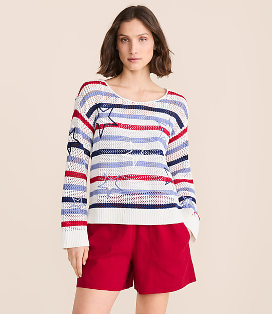 Lou & Grey Stars & Stripes Sweater