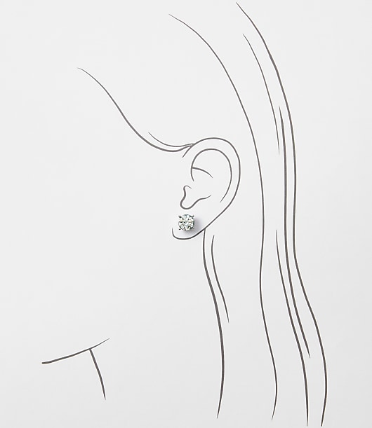 Multicolored Sparkle Stud Earring Set