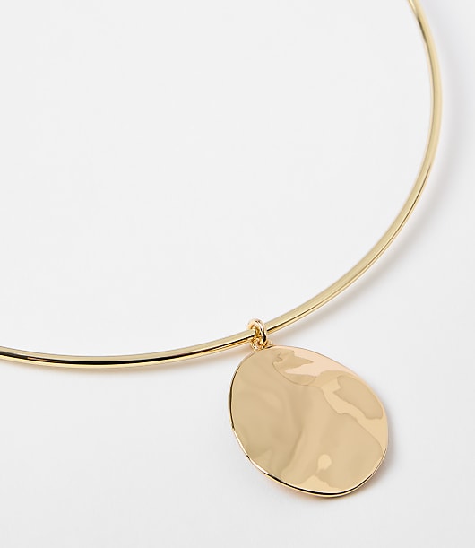 Molded Coin Necklace