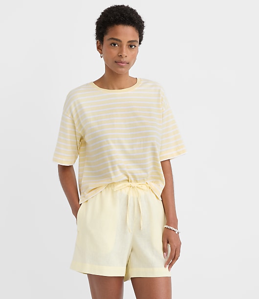 Loft Striped Jersey Modern Tee