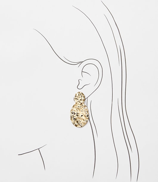 Molded Abstract Statement Earrings