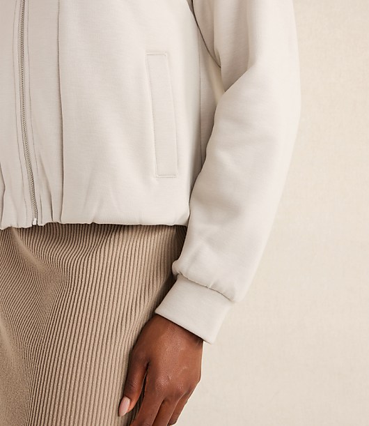 Haven Well Within Soft-Brushed Fleece Bubble Bomber