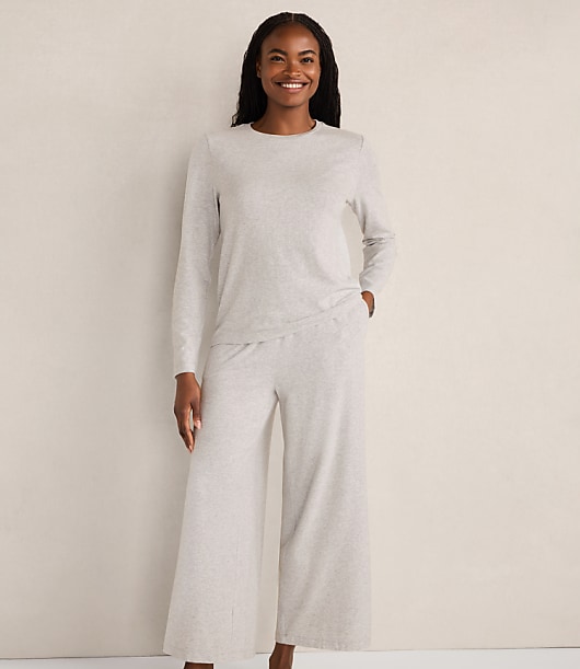 Haven Well Within Cotton Modal Brushed Jersey Crewneck