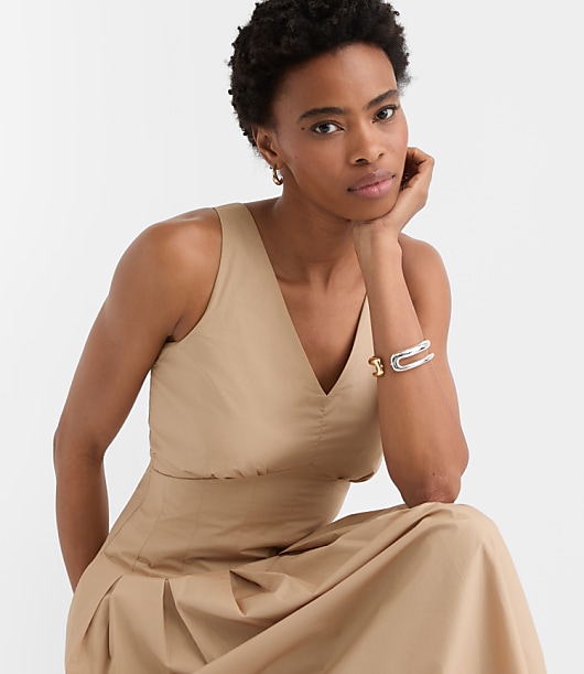 lady white dress Elegant White Diana Midi Dress | Lady Black Tie main image 1
