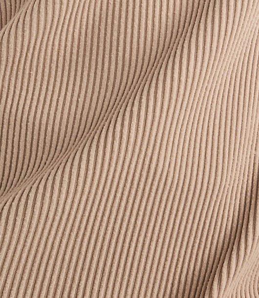 Haven Well Within Ottoman Rib Button-Front Top - Tan