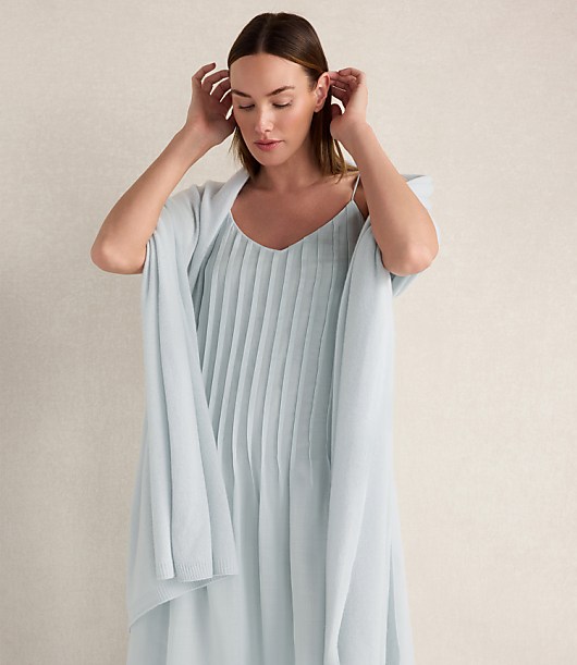 Haven Well Within Cashmere Wrap - Ice Blue