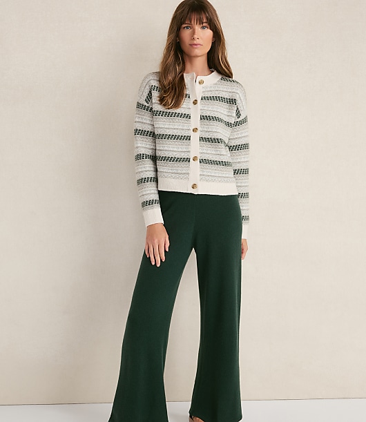 Haven Well Within Wool Blend Fair Isle Cardigan