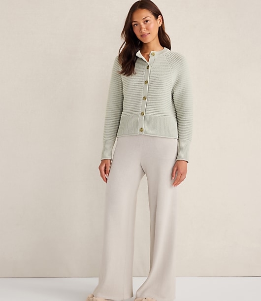 Haven Well Within Organic Cotton Horizontal Stitch Cardigan