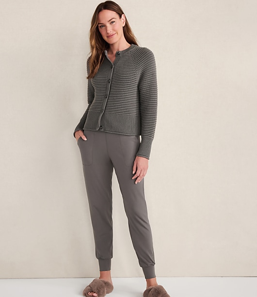 Haven Well Within Organic Cotton Horizontal Stitch Cardigan