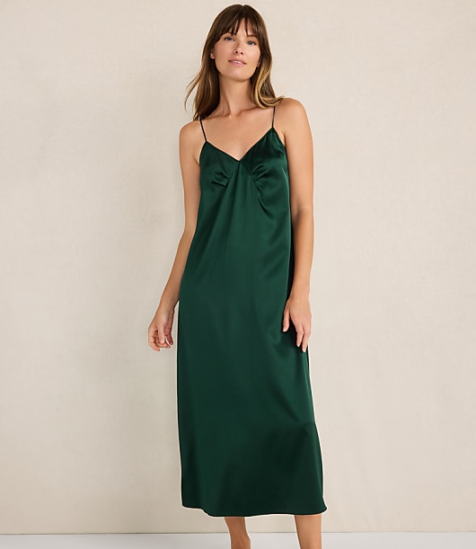 Loft Haven Well Within Washable Silk Pleated Chemise