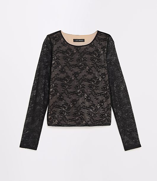 LOFT Versa Stretch Lace Top