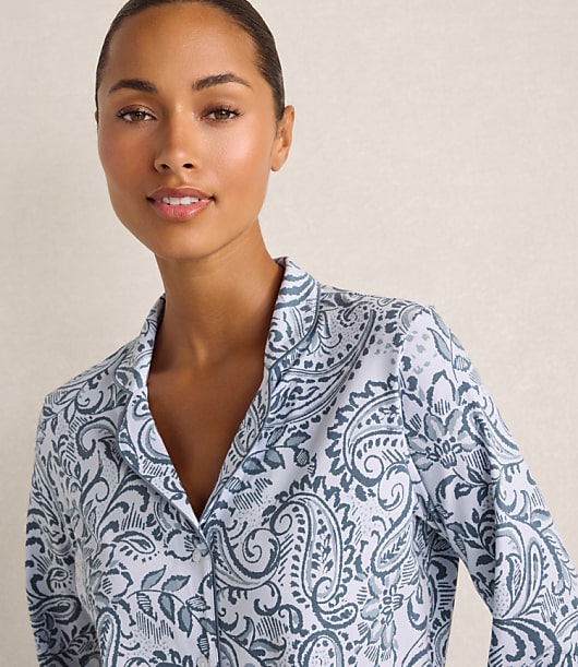 Haven Well Within Organic Cotton Jersey Blushing Blooms Pajama Shirt