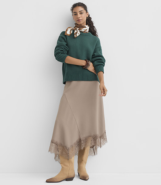 Curved Sleeve Sweater