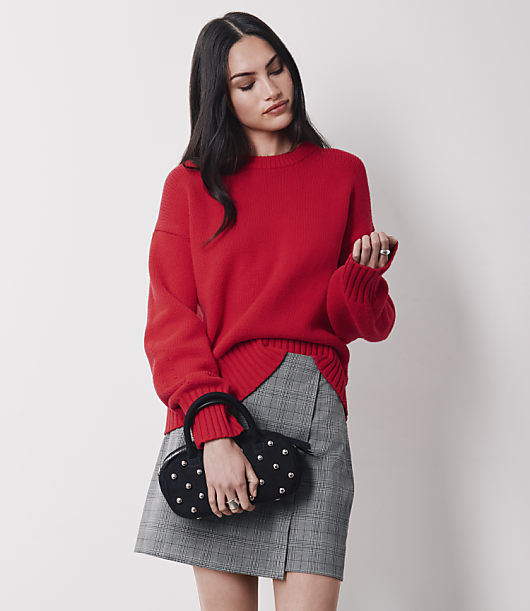 Curved Sleeve Sweater