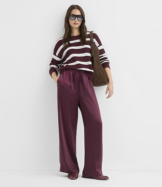 Striped Stitchy Sweater