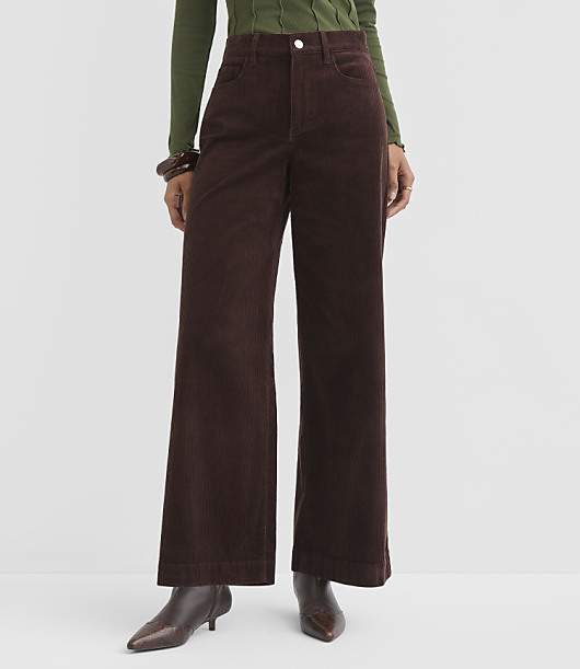 Tall Wide Leg Corduroy Pants