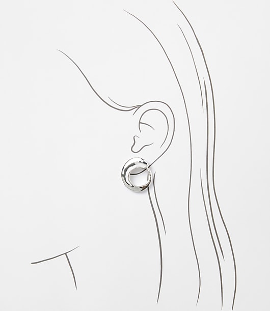 LOFT Versa Open Hoop Earrings