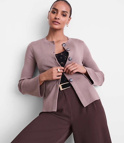 LOFT Versa Front Split Cardigan