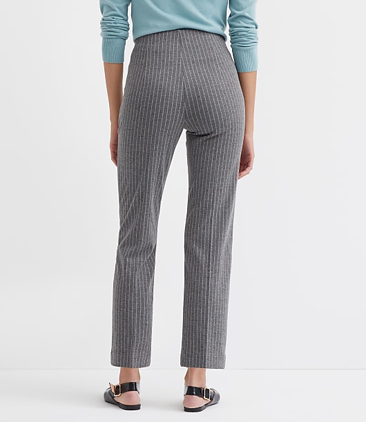 Zip Pocket Straight Pants in Stripe